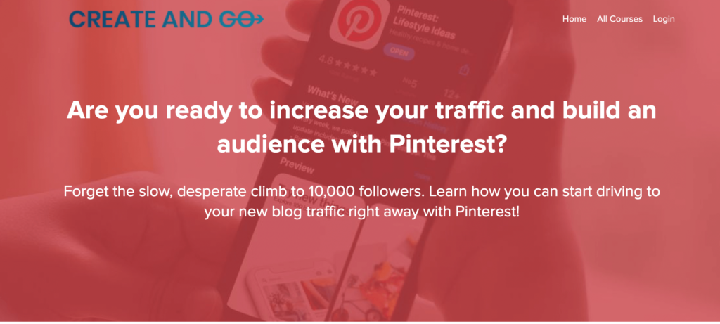 Create and Go - Pinterest Traffic Avalanche